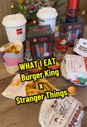 C’est la collab de l’année voilà c’est dit😩😩 Collaboration commerciale avec @Burger King France #burgerking #strangerthings #whatieat #degustation #pourtoi