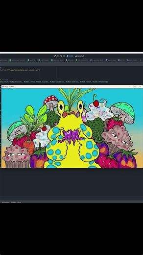 What happens if you eat the sus strawberry? #gamedev #animation #gameplayshorts #slugs #sus