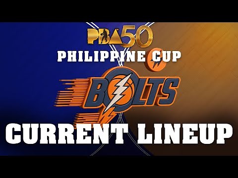 PBA UPDATE MERALCO BOLTS PHILIPPINE CUP SEASON 50 CURRENT LINEUP