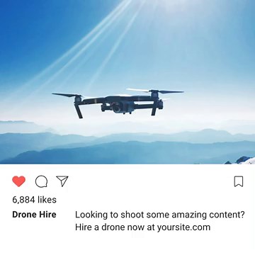 Scroll Stopper Demo Digital Media Ad Drone