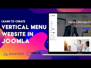 Joomla Vertical Menu Website - Learn to create a vertical menu website in Joomla