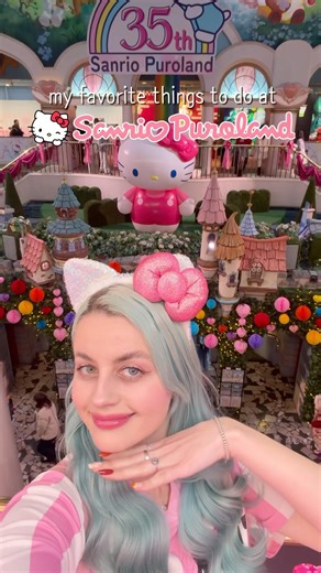 my favorite things to do at Sanrio Puroland 💖