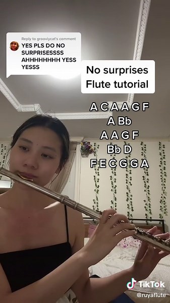 Flute Tutorial: Learn 'No Surprises' by Radiohead on Flute