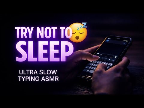 Soothing Mobile Typing ASMR for Deep Sleep 😴 (No Talking, iPhone Sounds)🎧💤