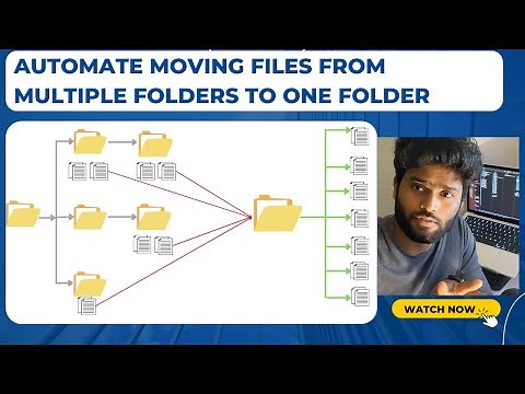 Automate moving files from multiple folders to one folder
