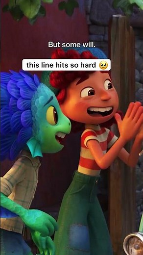 we're NOT crying, just got some sea salt in our eyes... 😭 #Luca #Freeform