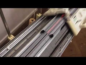 Passap knitting machine E6000 with Electra 4600 motor in action