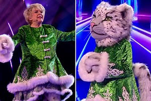 The Masked Singer's Gloria Hunniford reduced to tears by Snow Leopard costume