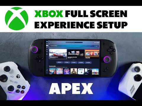 A more POWERFUL XBOX Handheld! Onexplayer APEX x Xbox full screen experience setup.