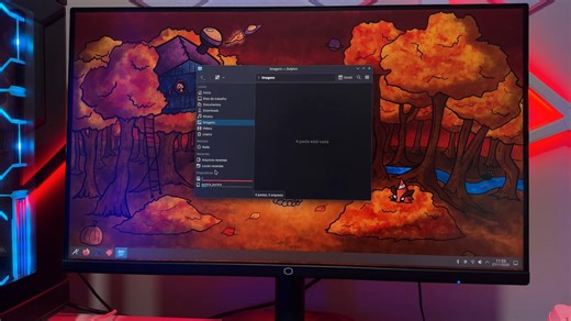Isso NÃO é Windows! 🤯 1% de CPU e Visual de Outro Mundo #dicasdepc #linux | Xerife Tech