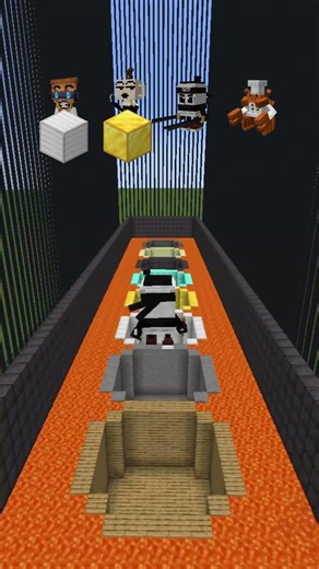 Italian Brainrot Characters' New Obstacle Course Jumping Challenge #minecraft #italianbrainrot