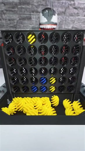 3D Printed Connect 4-Tex Creator: https://buff.ly/4fSI3Pf Model: https://buff.ly/3zKSHqM Filament eSUN Pla #3d #3dprinting #game #gameboard #fourinarow #passthrough #satysfying | eSUN
