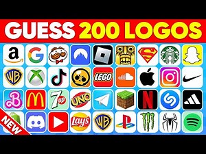 Guess the LOGO in 2 Seconds | 200 Famous Logos | Logo Quiz 2026