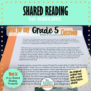 Shared Reading Passage & Lessons - Ontario Gr 5 Science - Tsunamis