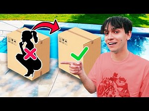 DONT PUSH THE WRONG MYSTERY BOX INTO THE POOL!