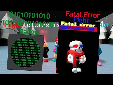 Sans Multiversal Battles! How To Get 01010101010101010101010101 Badge