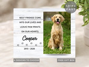 Custom Dog Memorial Picture Frame, Personalized Pet Memorial Gift, Dog Memorial Gifts, Dog Loss Gift, Pet Lover Gifts, Dog Loss Keepsake - Etsy