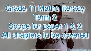 Grade 11 Maths Literacy Term 2 June Exam Scope For Paper 1 And Paper 2 In 2025 E Learning Solution Sa Mp3 & Mp4 Download - clip.africa.com