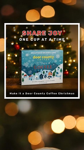 Our best-selling holiday flavors are back! 🎄☕ Grab a bag of tried-and-true favorites, or try our new seasonal flavor: White Chocolate Cranberry! | Door County Coffee