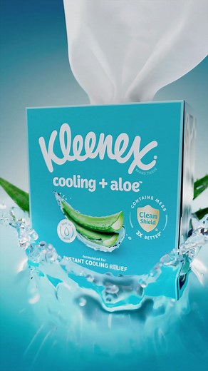 57K views | Kleenex® Cooling + Aloe® tissues provide a hint of cooling freshness that helps your skin feel restored. #GrabKleenex | Kleenex | Facebook