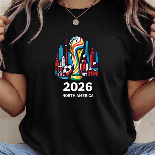 World Cup 2026 Shirt, USA Canada Mexico Soccer T-shirt, Football Fan Tee, 2026 Soccer Graphic Shirt - Etsy
