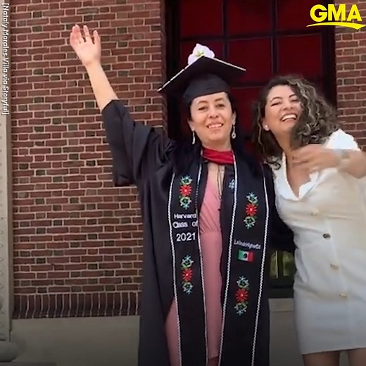 48K views · 277 reactions | Nataly Morales Villa, who earned her graduate degree from Harvard, adorned her mom, who came to the U.S. more than 20 years ago, with her hood, cap and stole on graduation day. https://gma.abc/3u4OF6D | Good Morning America | Facebook