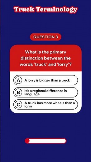 TRUCKERS Terminology Quiz Questions!