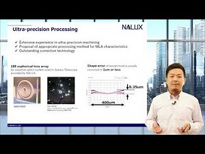Micro Lens Array as Optical Diffuser NALUX CO.,LTD.