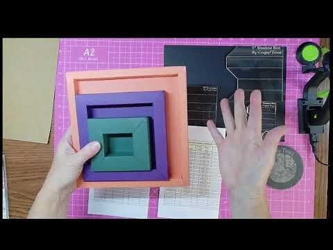 Shadow Box Detailed Tutorial using templates not the punch board.