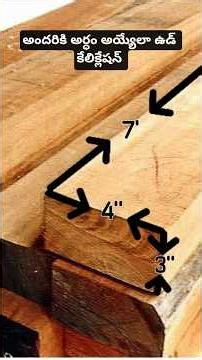 ఉడ్ ఎలా లెక్క చేయాలి క్లియరగా తెలుసుకోండి