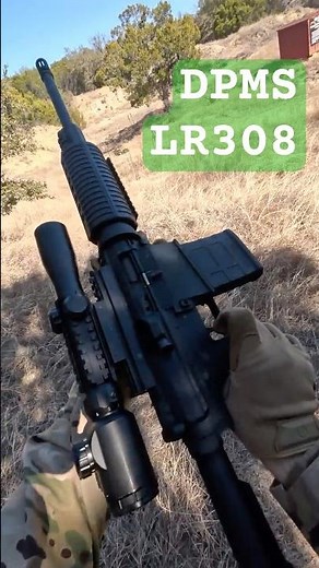 DPMS LR308 | POV .308 Battle Rifle Range Shots #gunshorts