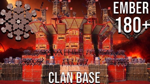 Rust建筑-适合大团队抗180＋多bunker设计