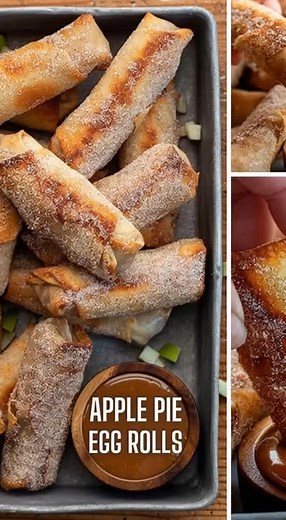 3.4K views · 28 reactions | Apple Pie Egg Rolls are a fun and...