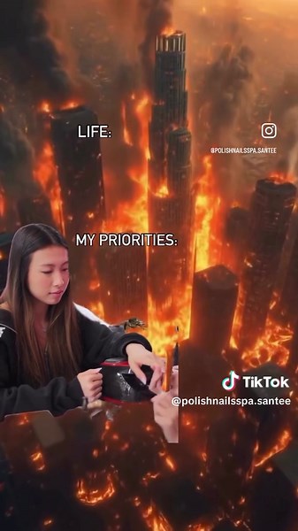 The world could be ending but I am not missing my mani-pedi. Everything else can wait 💅🏼✨ Polish Nails Spa 📍 Address: 262 Town Center Pkwy, Ste 102, Santee, CA 92071 📞 Phone: (619) 448-8880