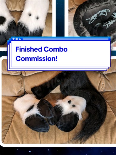 Gemsbok Handpaw and Wagger Tail Commission Display