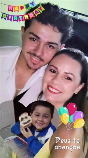 Feliz aniversário meu filho amado 2.0🎉🎂🥂🎁 Deus te abençoe hoje e sempre 🙏 Que você realize todos os seus sonhos, que a alegria seja constante, que você tenha saúde pra conquistar o mundo, que seus olhos enxerguem toda beleza que há nessa Terra, que seus pés toquem todos os lugares que você desejar que suas mãos possam tocar aquilo que a sua mente imagina, que você desfrute de todas as bençãos que Deus já preparou pra você desde o ventre. Te amooooooo muito filho e serei por você toda minha 