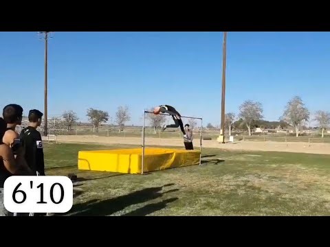 High School High Jump Progression (5'8-6'10)