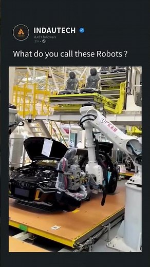 Autonomous Car Factory Robots