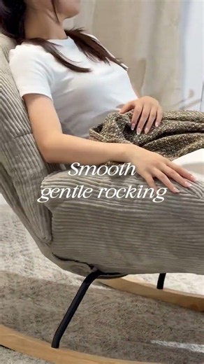 Modern Rocking Chair: Your New Relaxation Corner✨#cozyhome
