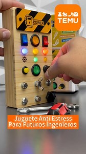 133K views · 430 reactions | Tablero electrónico para futuros ingenieros ¿o para ingenieros estresados? Tiene leds, potenciometros, interruptores, tornillos y tuercas, lo encontré en TEMU con descuento  #temu #shoptemu #temufinds #electronics #diy #pcb #pcba #leds #publicidad | ElectroMan | Facebook