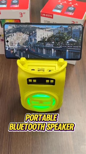 Anwar AlBahrain Phones on Instagram‎: "Mini Portable Speaker LM-S375 🎵🔊 سماعة صغيرة وخفيفة بصوت واضح، مناسبة للبيت أو الرحلات أو الاستخدام اليومي. • اتصال بلوتوث سهل وسريع • تدعم تشغيل الفلاش ميموري • تدعم كرت الذاكرة MicroSD / TF • تصميم محمول مع يد للحمل • إضاءة جذابة أثناء التشغيل السعر: 1.100 BD Mini Portable Speaker LM-S375 🎵🔊 Compact and lightweight speaker with clear sound, perfect for home, trips, or daily use. • Easy and fast Bluetooth connection • Supports USB flash playback • Supp