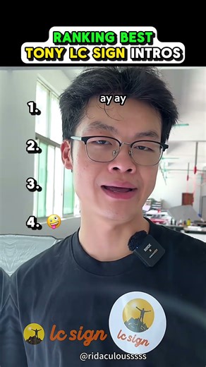 🤪🙅‍♂️😦😂 | Ranking Best Tony LC Sign Intros 147 🔥 🏆