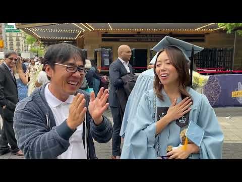 The girl who failed the exam finally graduates from Columbia University Graduate School!
