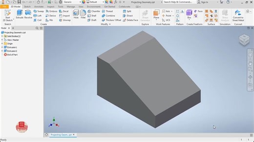 705.-.Project.geometry投影几何体
