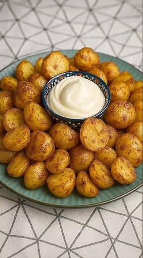 Crispy Baby Potatoes in Air Fryer | Only 3 Ingredients!
