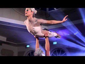 Breathtaking adagio acro duet performed by Cirque du Soleil artists