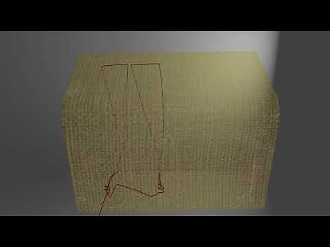 Point Arrière Noué en tapisserie