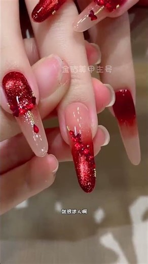 Hey everyone, let's add these eye-catching red rhinestones to our New Year's Eve fireworks! Haha!