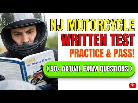 Pass the 2026 NJ Motorcycle Test: Practice These Real MVC Questions to Secure Your Permit