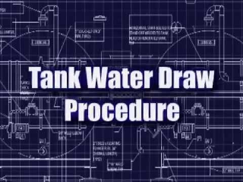 Tank Water Draw Procedure